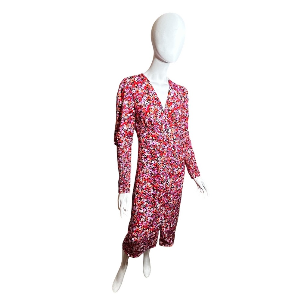 NWT Nasty Gal 6 Midi Tea Dress Red